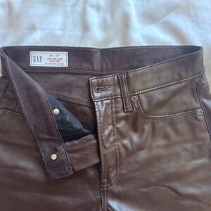 GAP Women’s Brown Leather Pants